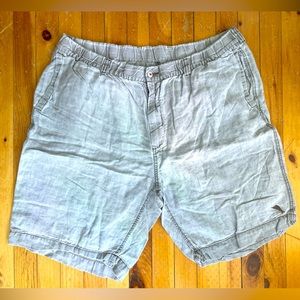 Tommy Bahama Relax khaki linen shorts size XXL